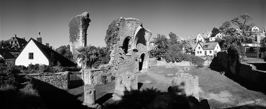 Ruins of Visby Cathedral Photograph by Jan W Faul