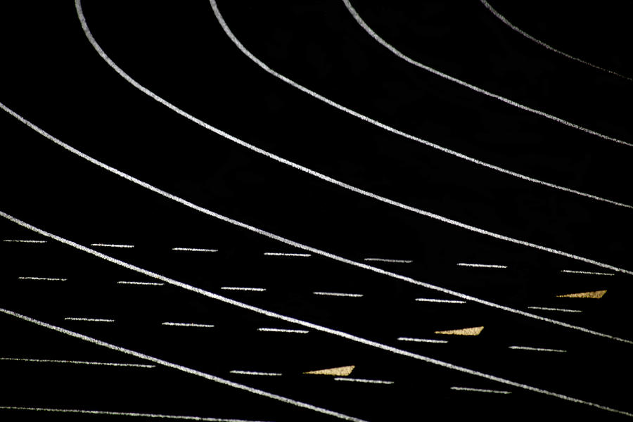 Runners Track Abstract Photograph by Marilyn Hunt