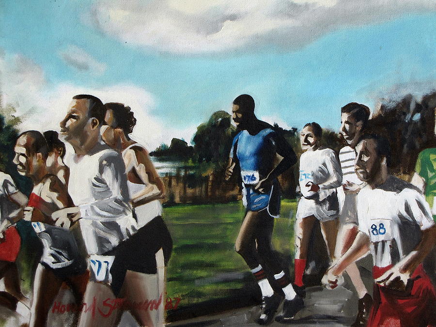 Runnin Painting by Howard Stroman