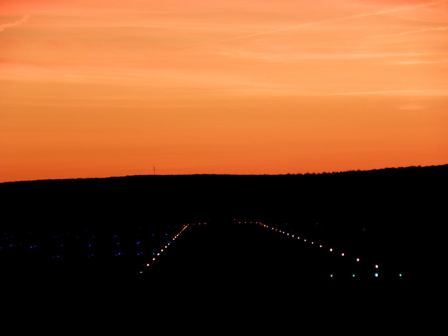 Runway At Sundown Photograph by Kim Galluzzo Wozniak