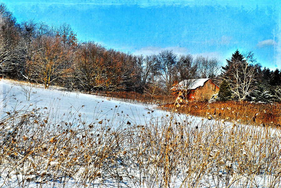 RuraL Landscape in the Winter 1 Photograph by Janice Adomeit