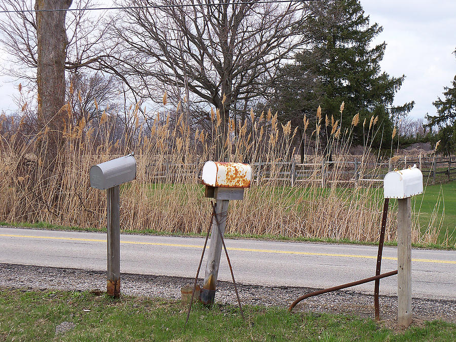 Rural Mailboxes Photograph by Corinne Elizabeth Cowherd