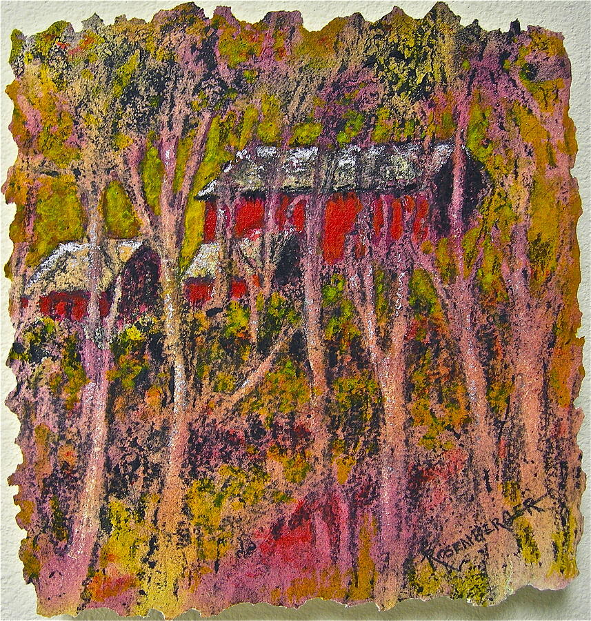 Rural Reds Painting by Carolyn Rosenberger