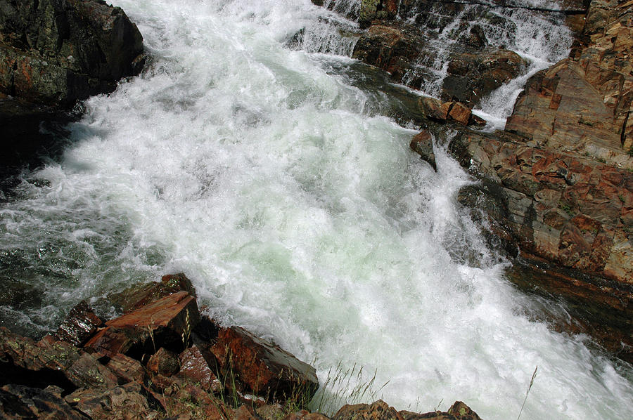 City Photograph - Rushing Waters Glen Alpine Creek by LeeAnn McLaneGoetz McLaneGoetzStudioLLCcom