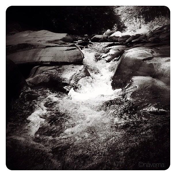 Blackandwhite Photograph - Rushing Waters by Natasha Marco