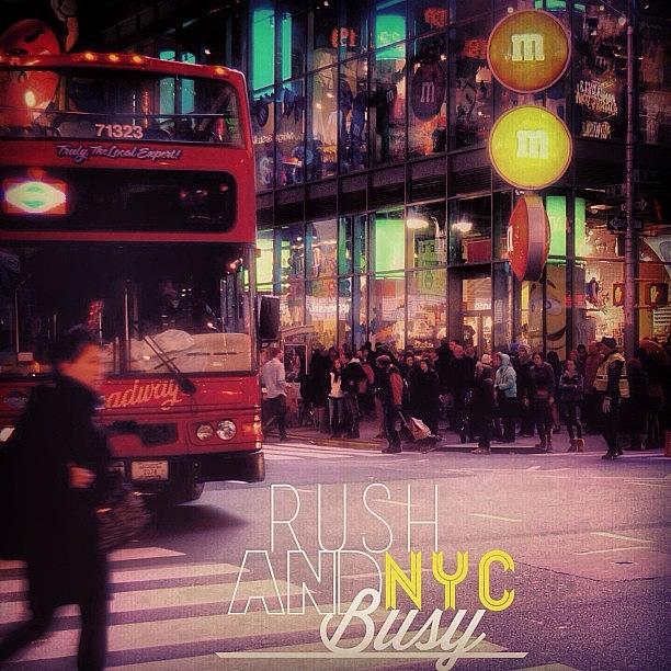 Typography Photograph - Rush...
#rush #bus #sightseeingbus by Danielle Naing