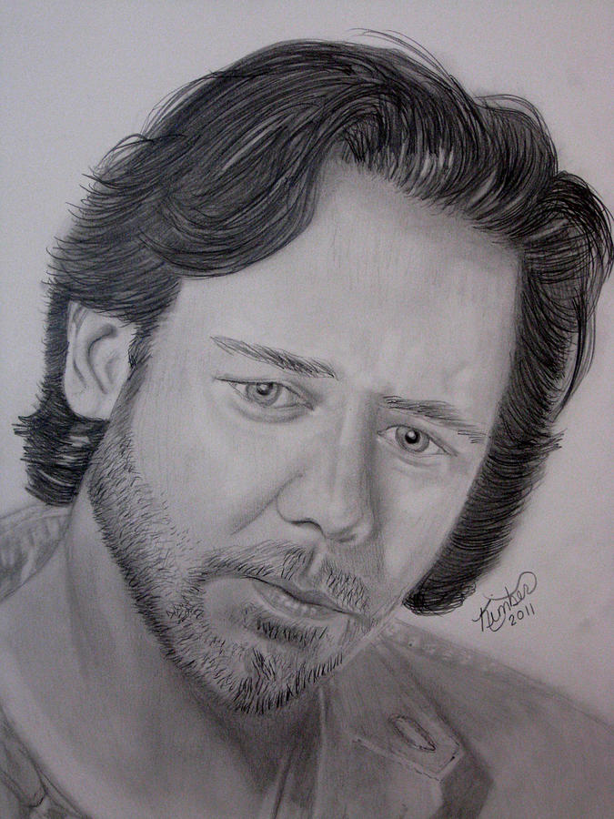 Russell Crowe  Drawing by Kimber  Butler