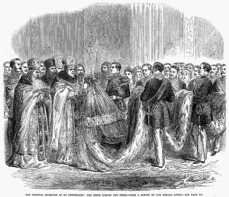 Russia: Royal Wedding, 1866 Photograph by Granger
