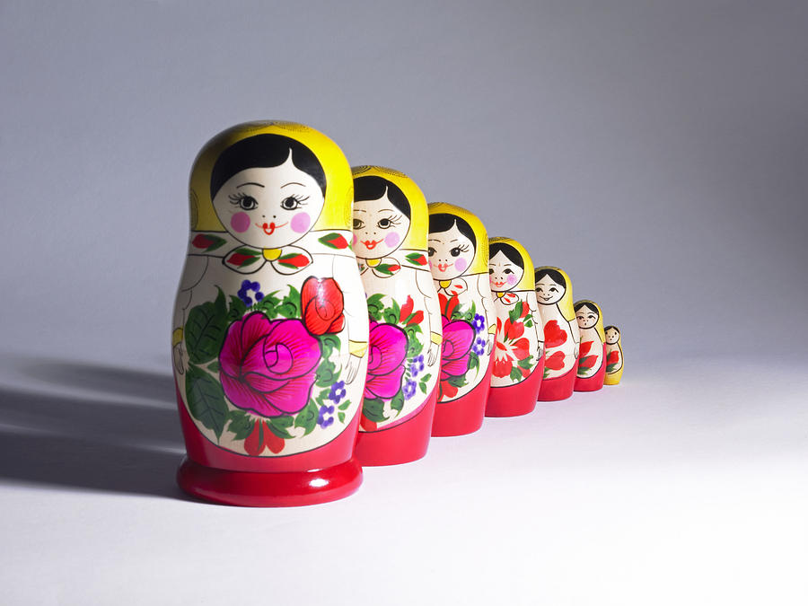 large russian dolls