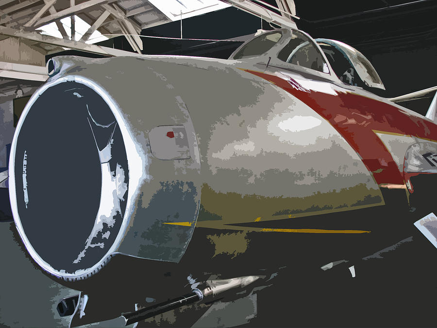 Russian MiG 15 Nose Detail Photograph by Samuel Sheats