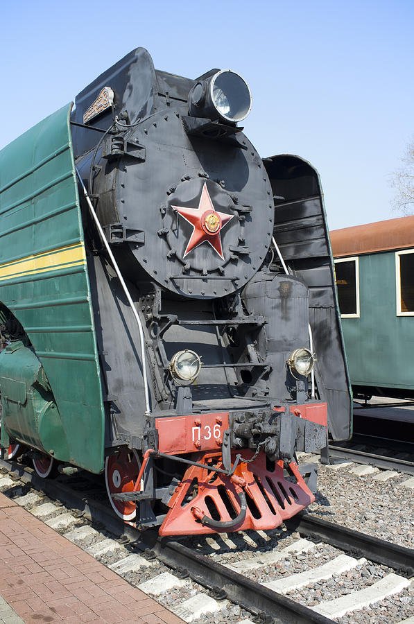 Russian Steam Locomotive P36-0001 Photograph