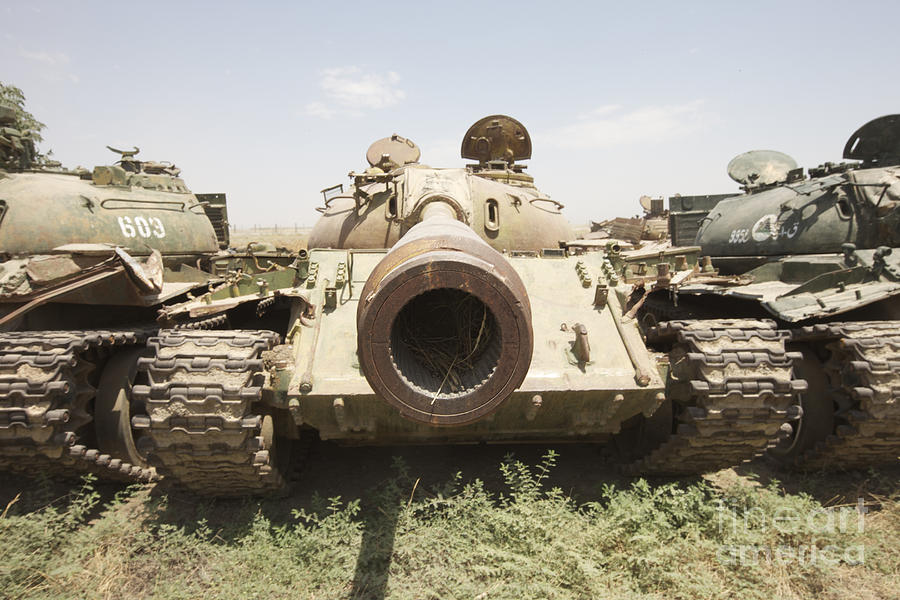 Russian T54 And T55 Main Battle Tanks Photograph by Terry Moore Pixels