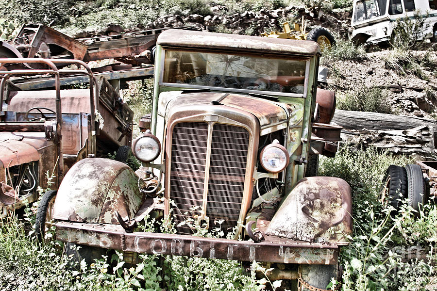 Truck Photograph - Rust and Paint by Donald Tusa