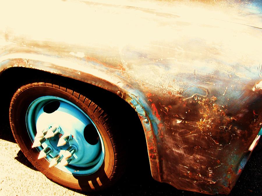 Rusted car Photograph by Todd Sherlock