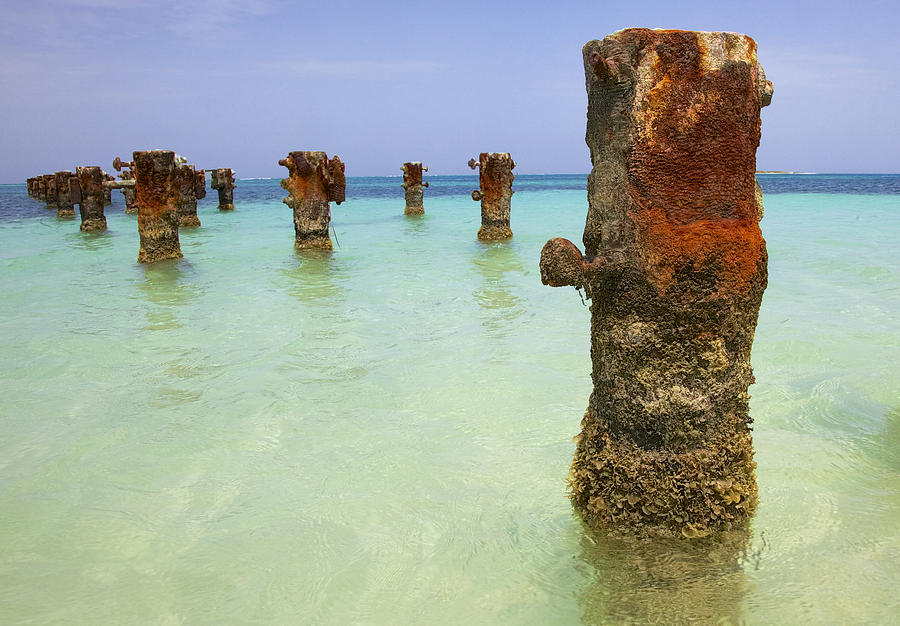 Rusted Iron Pier II Photograph by David Letts