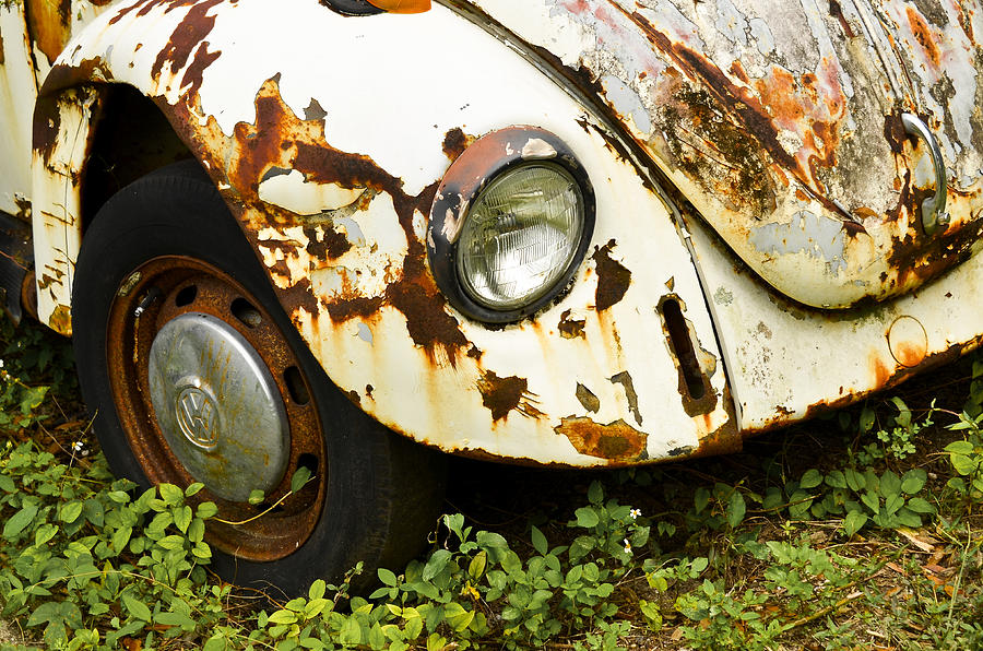 Rusted Volkswagen Photograph by Carolyn Marshall