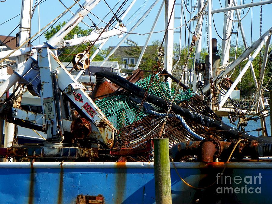 Rustic Clam Boat Photograph by Laurence Oliver - Fine Art America