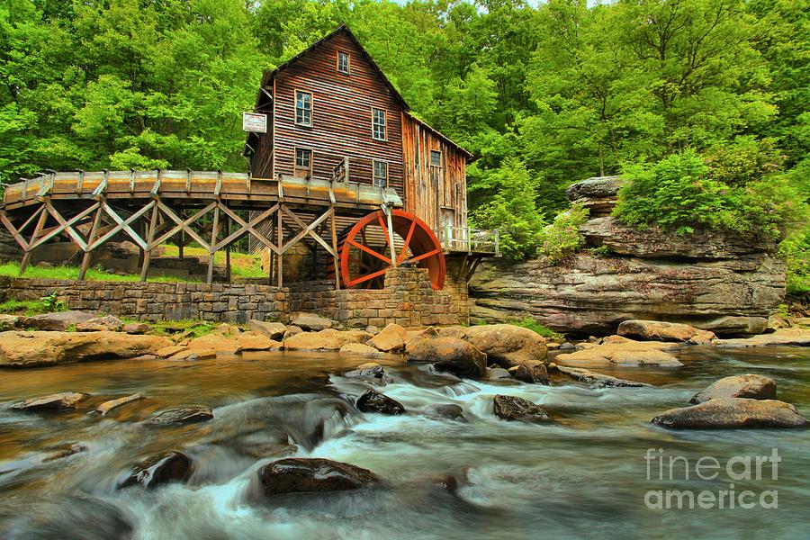 Rustic Grist Mill Photograph by Adam Jewell