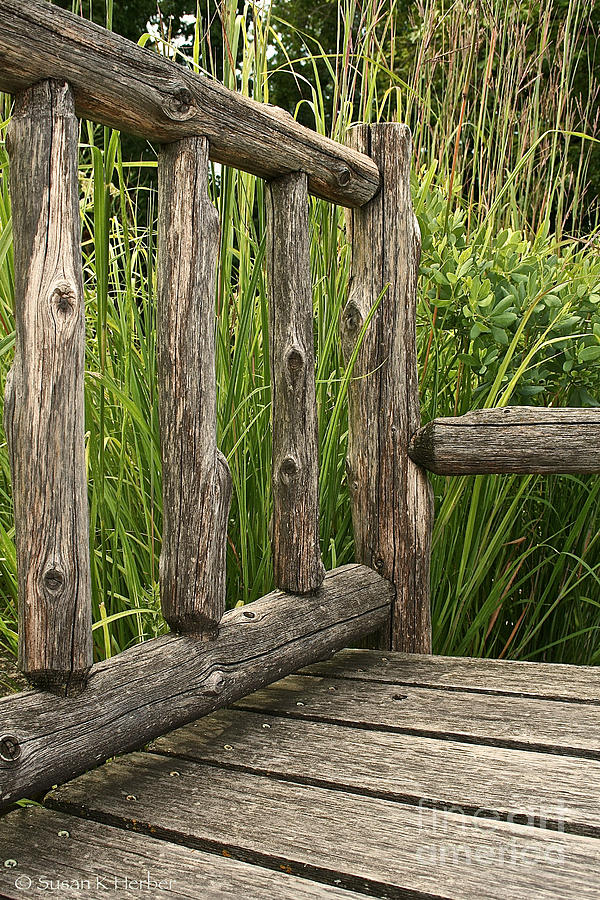 Rustic Seating Photograph by Susan Herber