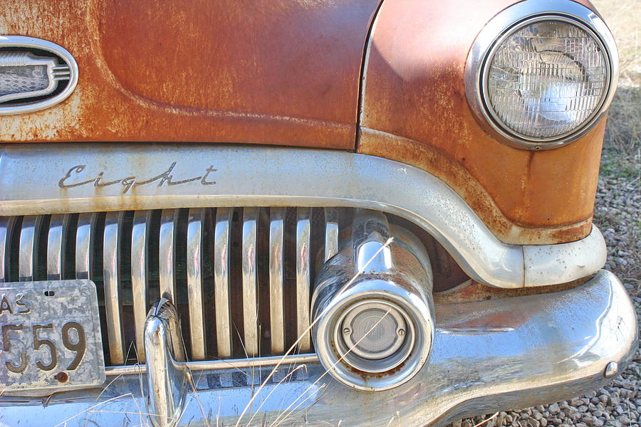 Rusty Abandoned Old Buick Eight Photograph by Terry Fleckney