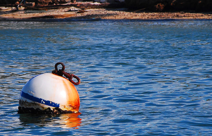 Rusty Buoy Photograph By Ama Arnesen Fine Art America