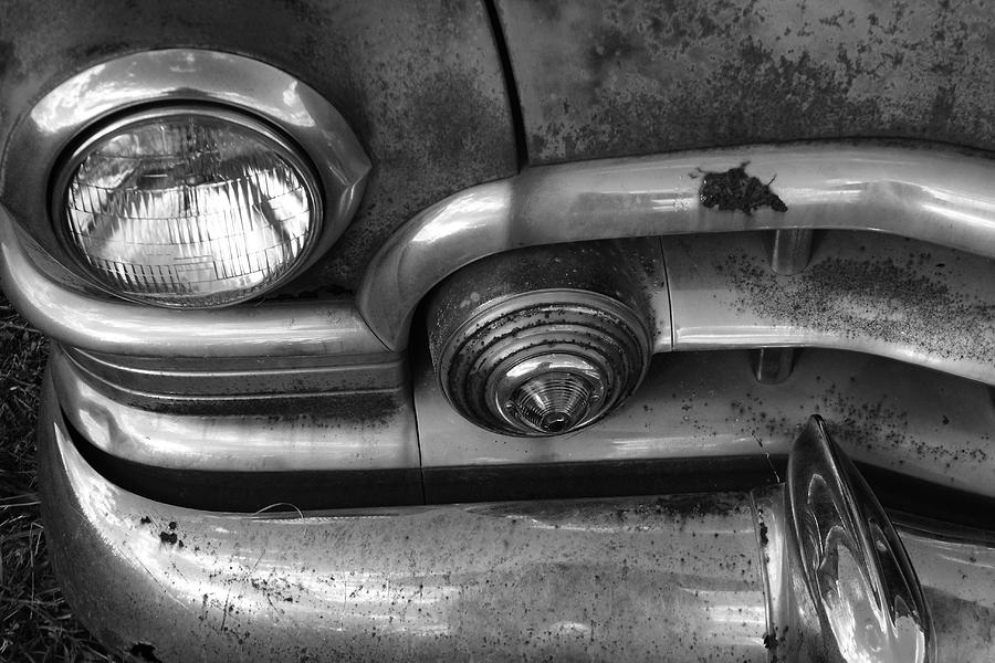 Rusty Cadillac Detail Photograph by Lyle Hatch