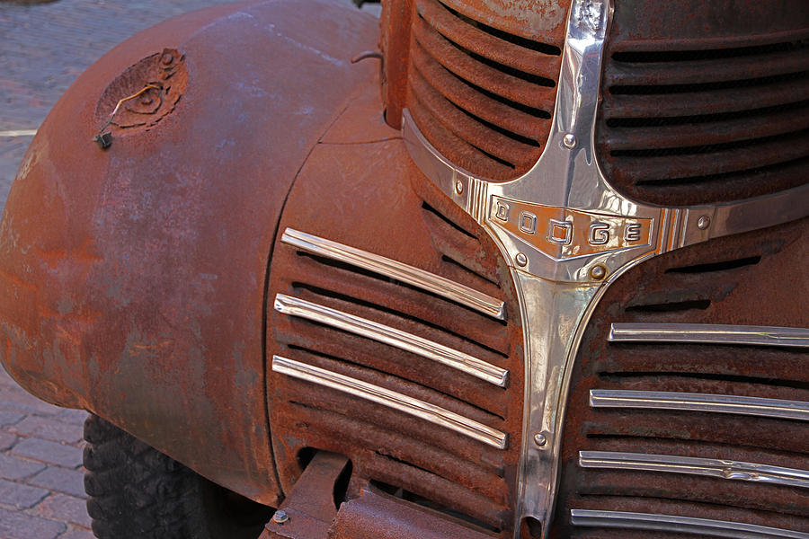 Rusty Dodge Photograph by Dragan Kudjerski