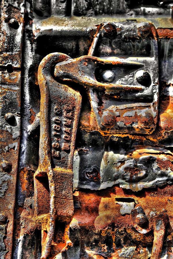 Rusty Handle Photograph by Greg Sharpe