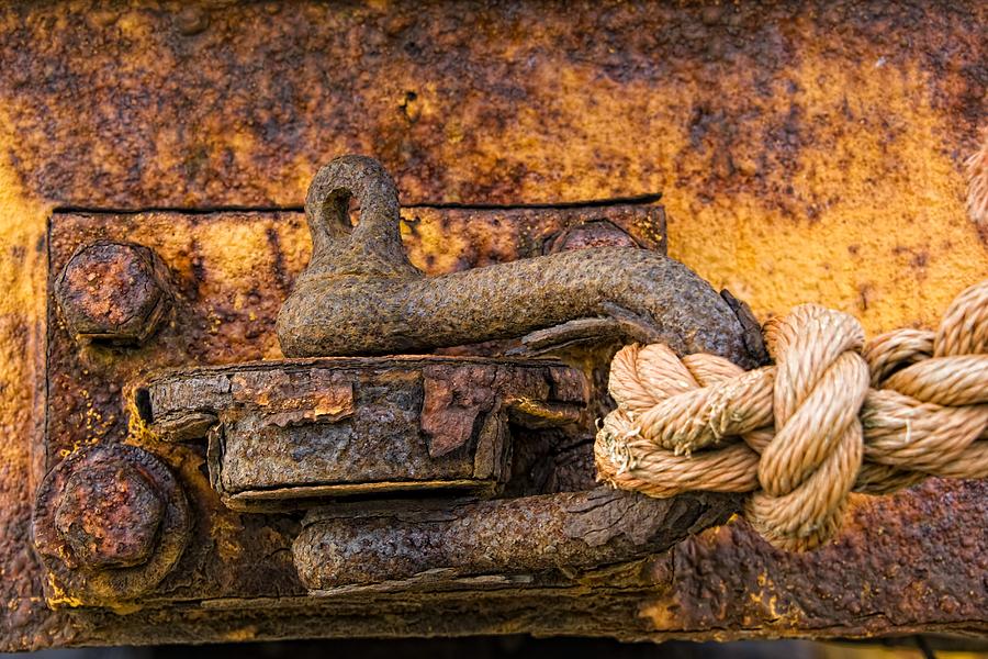 Rusty Hook Photograph by John Short