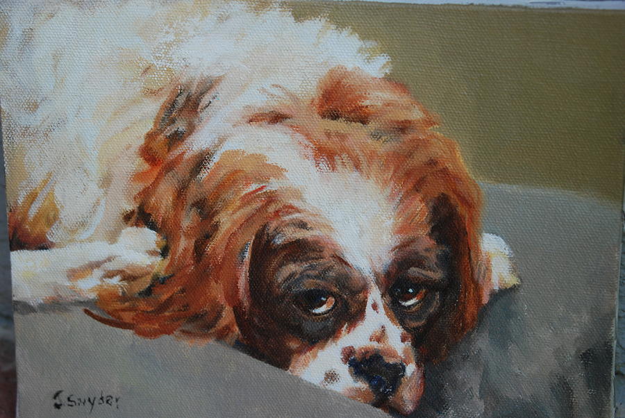 Dog Lover Painting - Rusty by Joyce Snyder