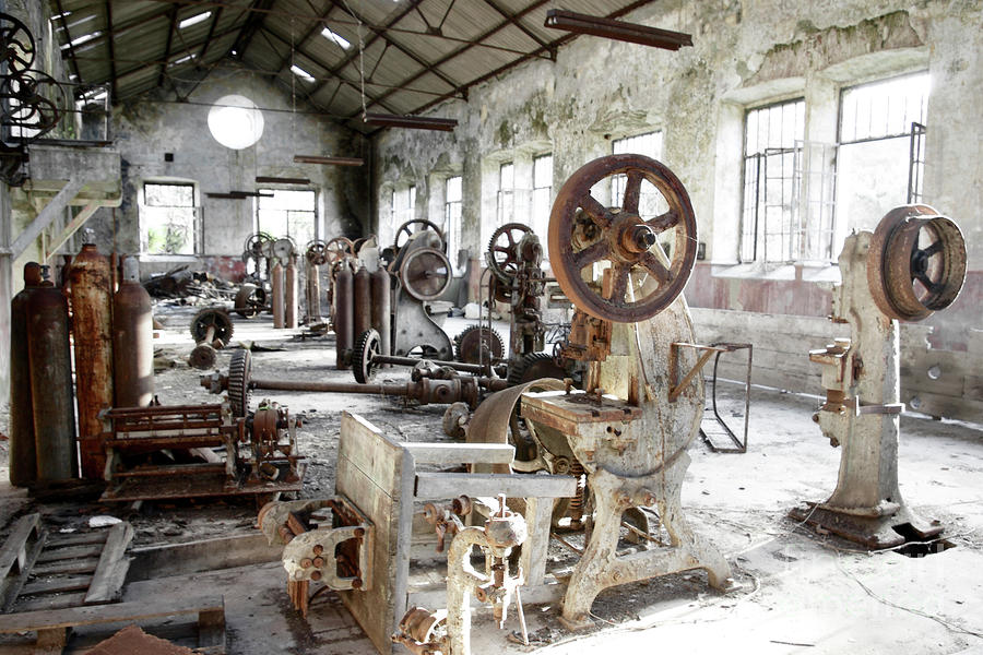 Rusty Machinery Photograph by Carlos Caetano