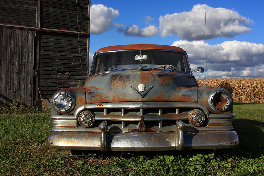 Rusty Old Cadillac Photograph by Lyle Hatch