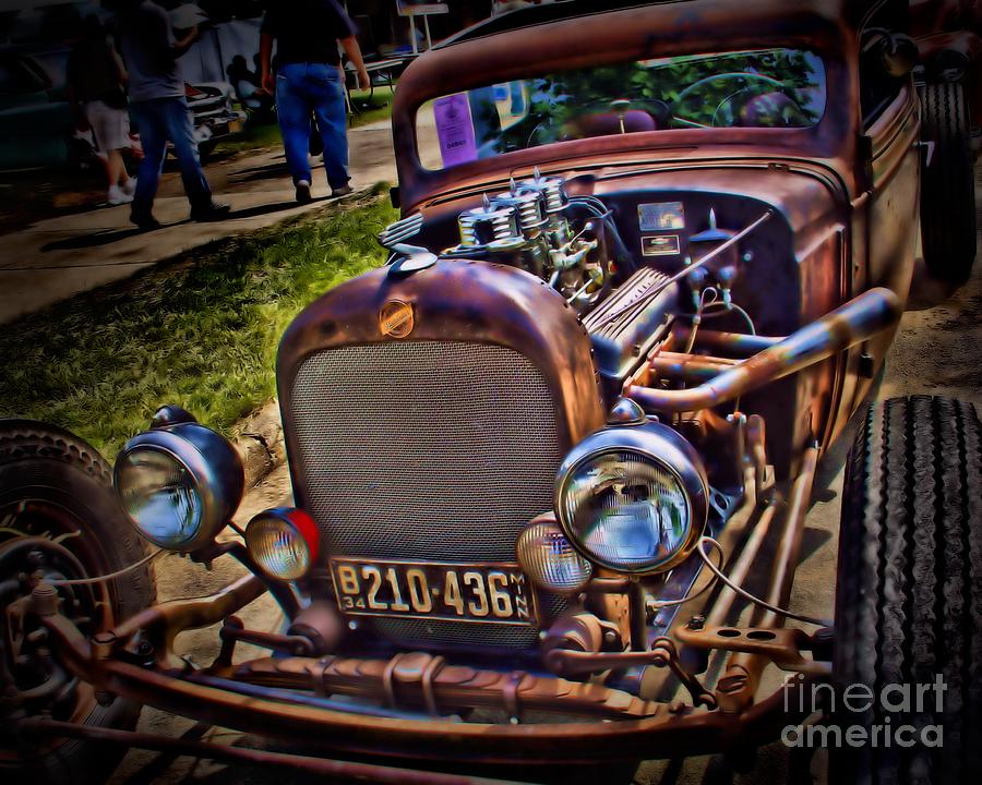 Rusty Rat Rod Photograph by Perry Webster