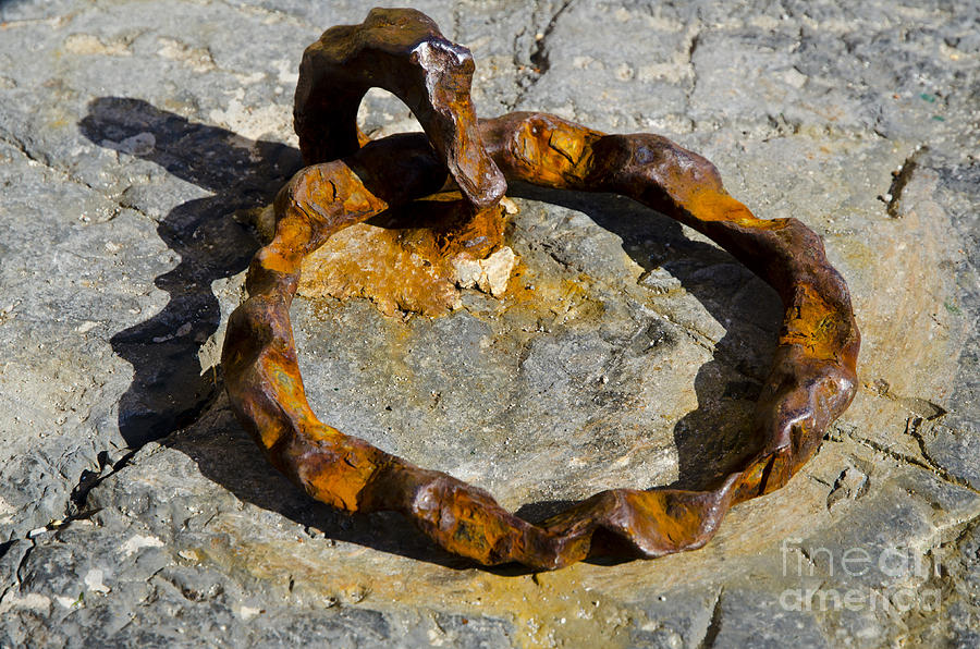 Rusty ring Photograph by Mats Silvan