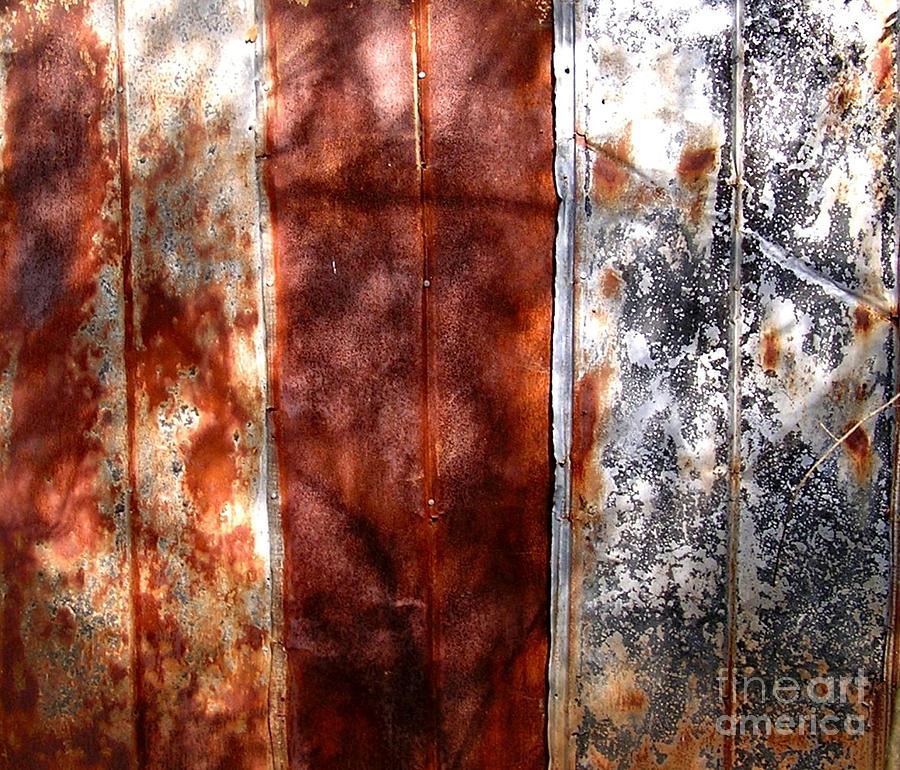 Rusty Wall Photograph by Norma Warden