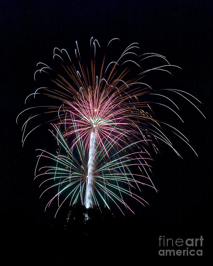 RVR Fireworks 126 Photograph by Mark Dodd