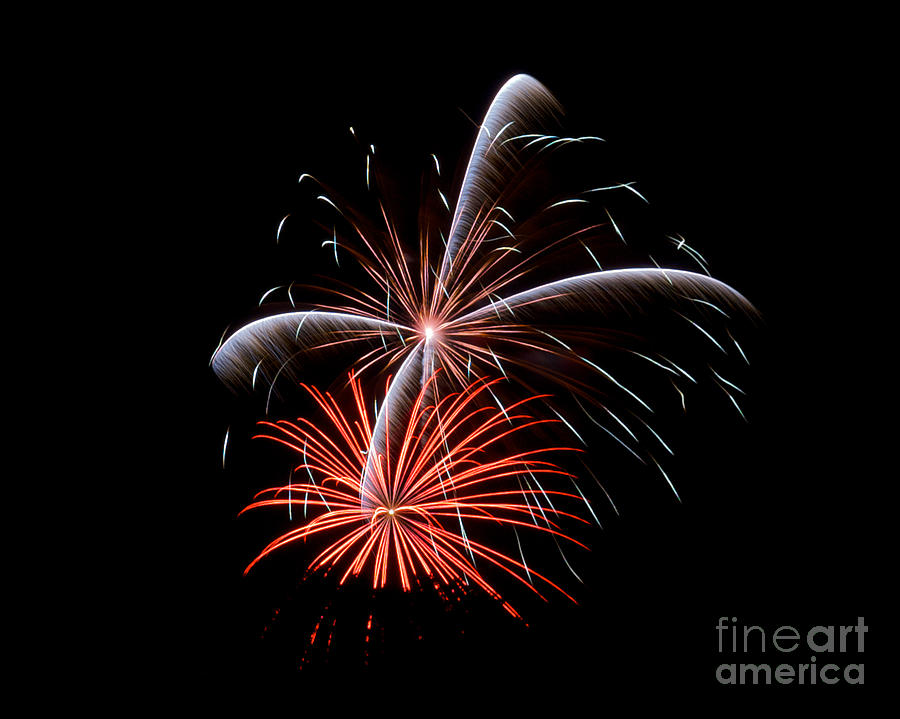 RVR Fireworks 128 Photograph by Mark Dodd