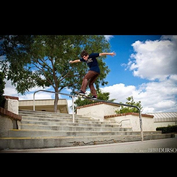 Life Photograph - @ryan_alvero With A Steezy F/s Board by Andrew Durso