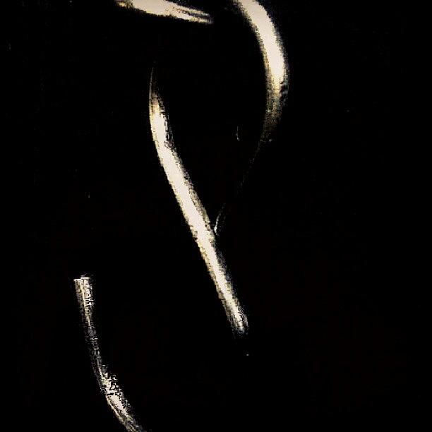 Abstract Photograph - S hook by Christi Evans