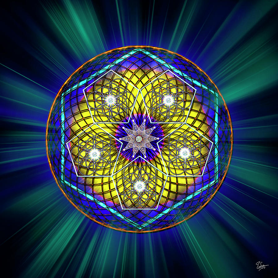 Sacred Geometry 6 Photograph by Endre Balogh