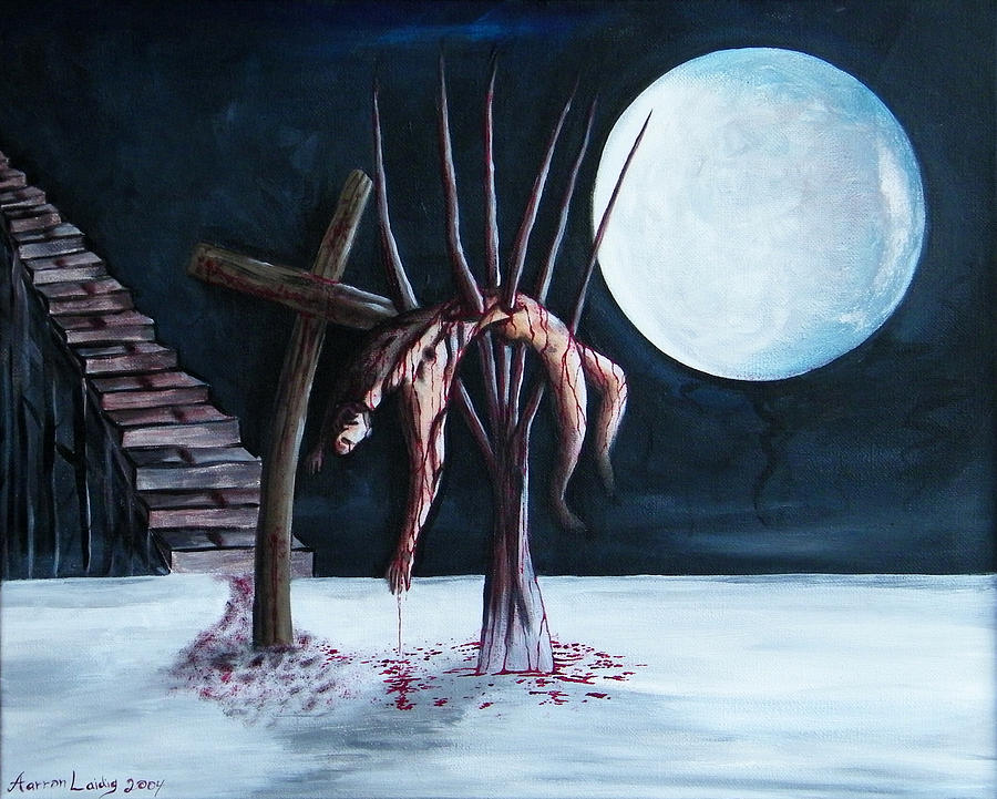 Sacrifice Of A Soul Mate Painting by Aarron  Laidig