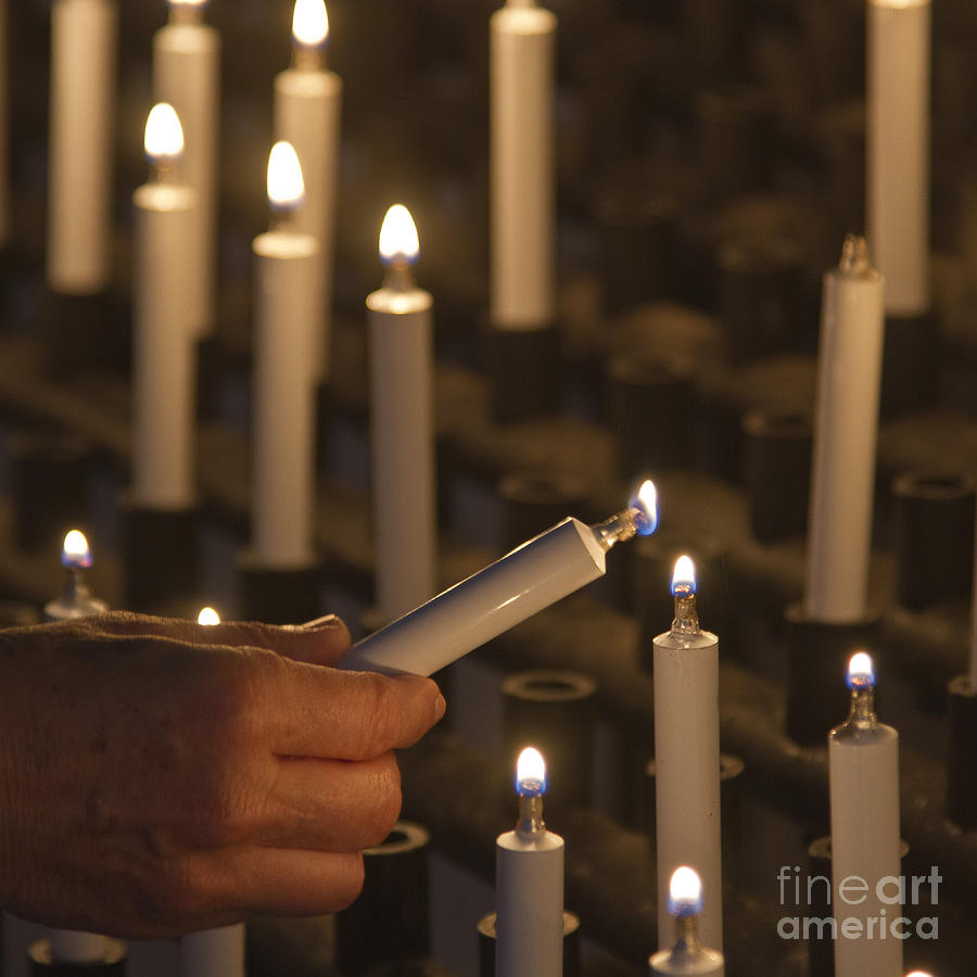 Sacrificial Candles 3 Photograph by Heiko Koehrer-Wagner