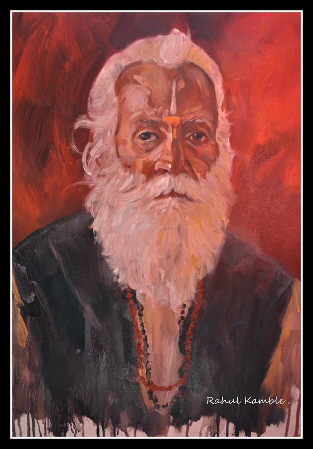 Sadhu Painting by Rahul Kamble - Fine Art America