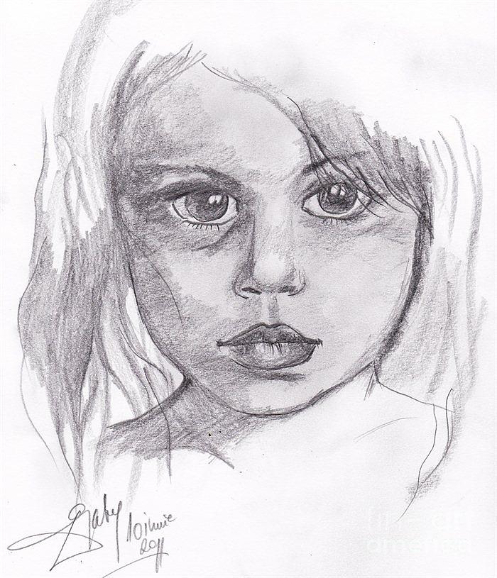 Sadness Drawing by Farfallina Art -Gabriela Dinca- - Fine Art America