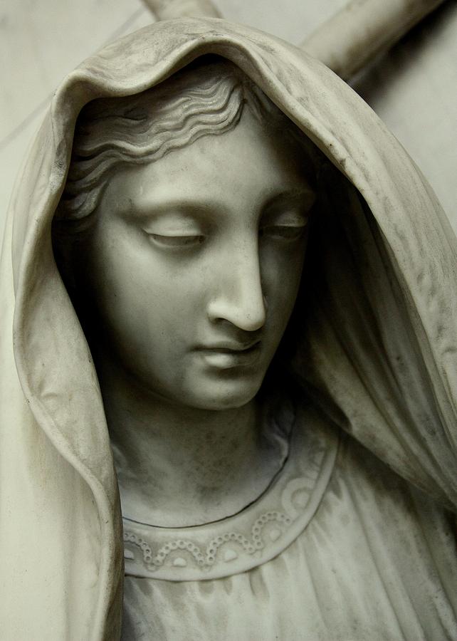 Statue Photograph - Sadness by Julie Williams