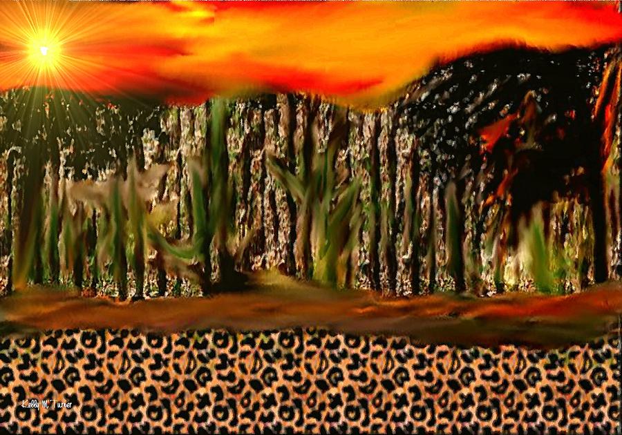 Safari Painting by Kelly M Turner