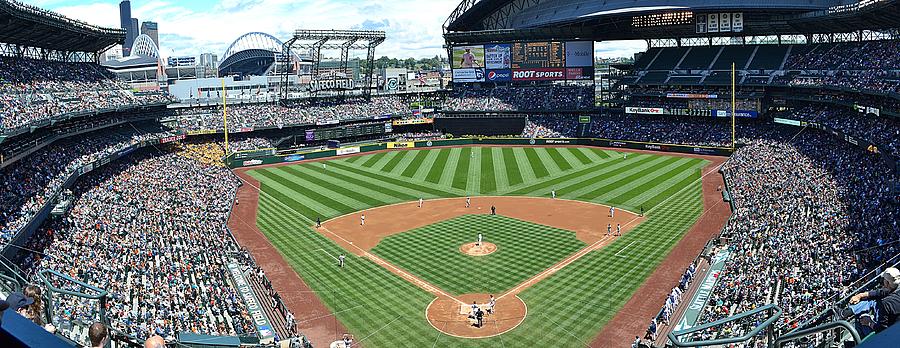 Safeco Field Seattle Mariners Panoramic Framed Poster