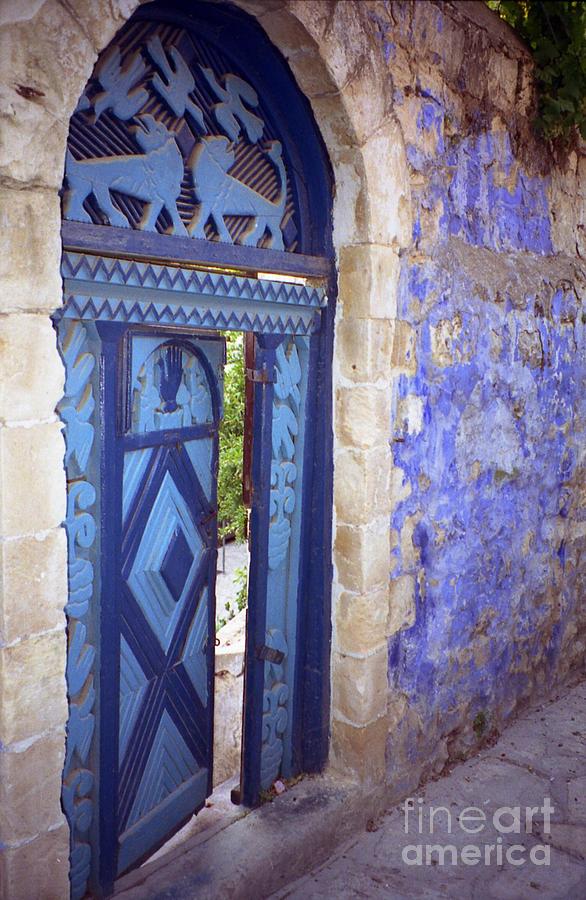 Closed Door Photograph - Safed Door by Arlene Carmel Closed Door Photograph - Safed Door by Arlene Carmel