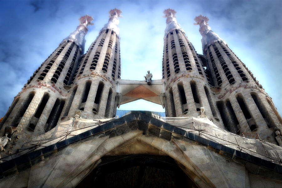 Barcelona Photograph - Sagrada Familia_ Barcelona by Jay Delavin