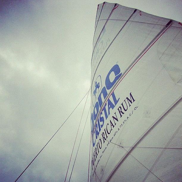 Boat Photograph - #sail #boat #puertorico #sky #water by Jenna Luehrsen